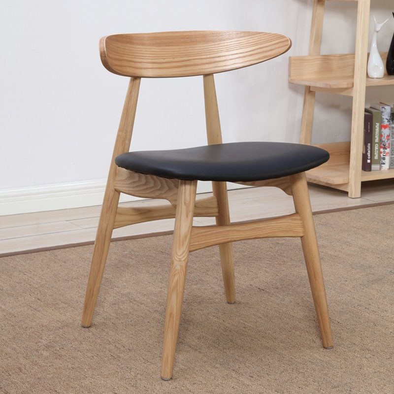 Moon chair ghế ăn gỗ ash