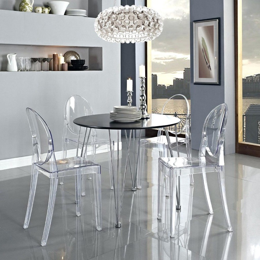 Ghế nhựa trong suốt Ghost chair WC087