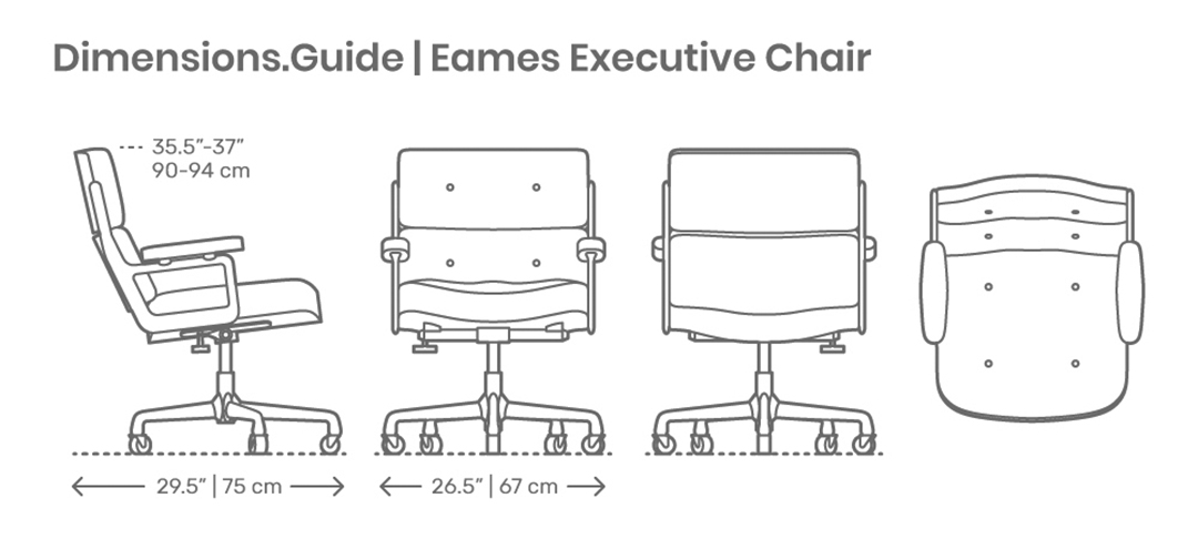 Ghế Eames Executive Chairs