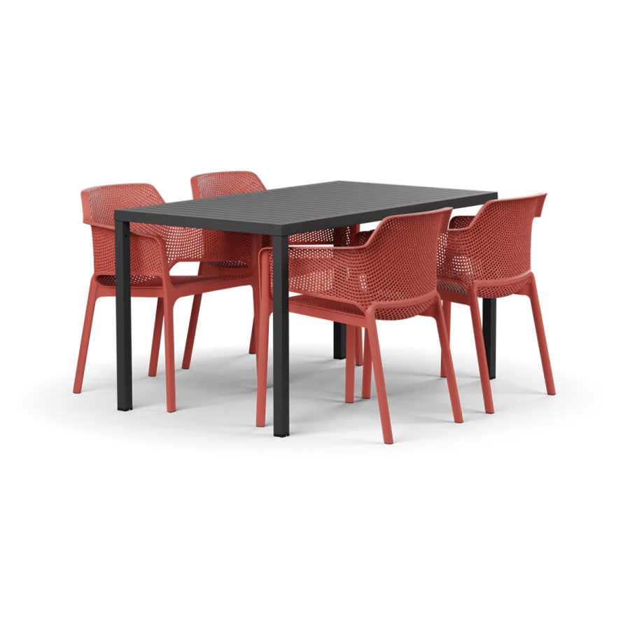 Set 4 Net armchair 1 Cube 120 ND-CB063