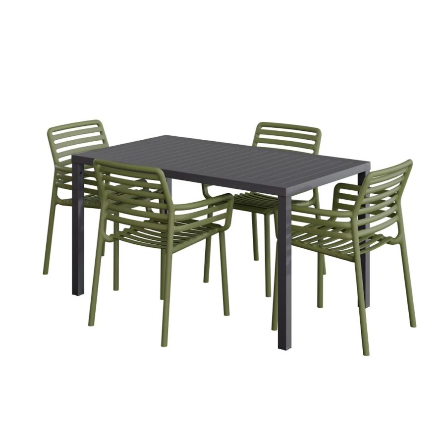 Set 4 Doga Amrchair 1 Cube 140 ND-CB080 - Hình ảnh 2