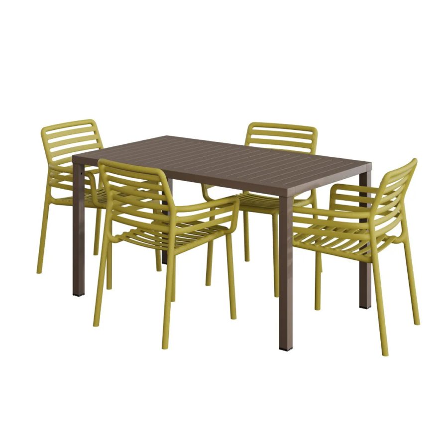 Set 4 Doga Amrchair 1 Cube 140 ND-CB080 - Hình ảnh 5