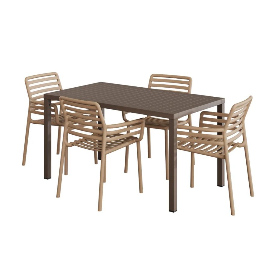 Set 4 Doga Amrchair 1 Cube 140 ND-CB080 - Hình ảnh 3