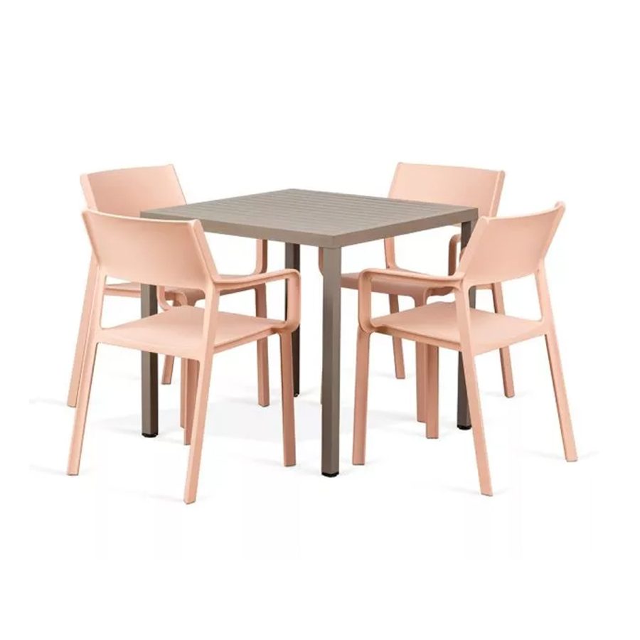 Set 4 Trill Armchair 1 Cube 80 ND-CB082