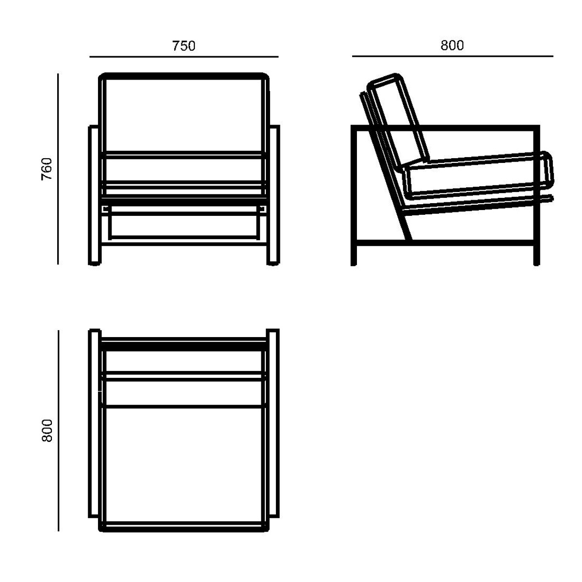 Ghế arm chair phòng khách