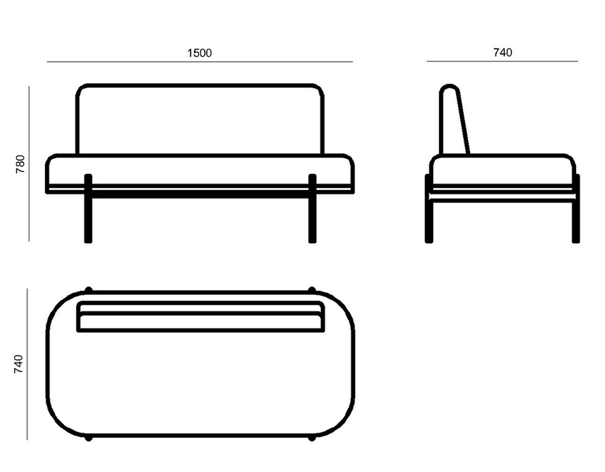 Kích thước sofa băng