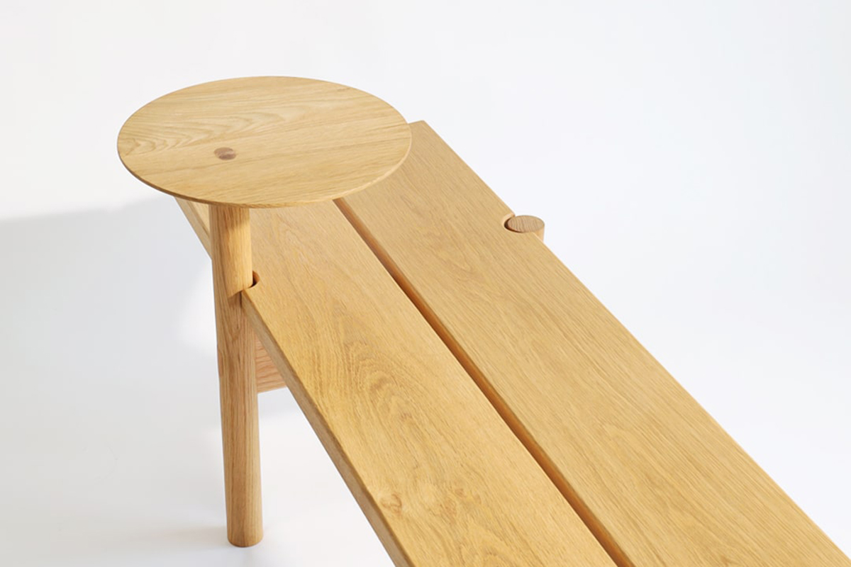 Ghế bench gỗ phòng khách
